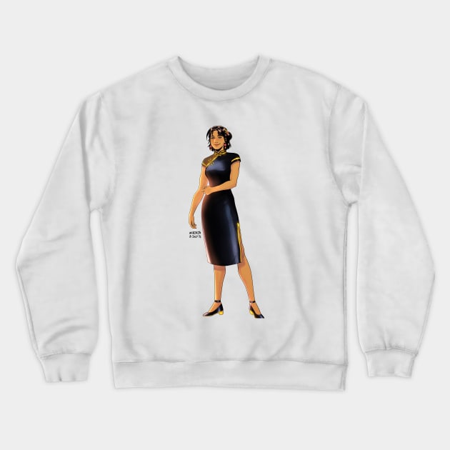 Cassandra (Traditional Series) Crewneck Sweatshirt by Eileen Widjaja